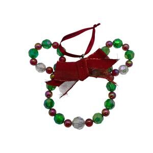 Disney Beaded Minnie Mouse Head Ornament